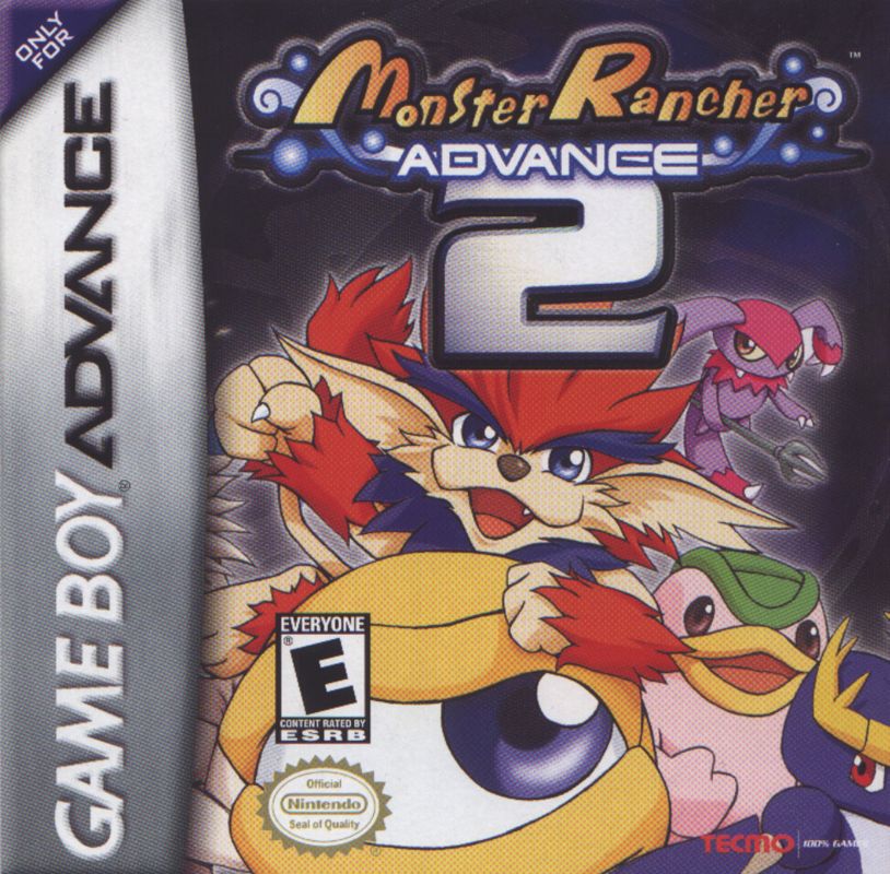 Monster Rancher Advance 2 box art for GameBoy Advance
